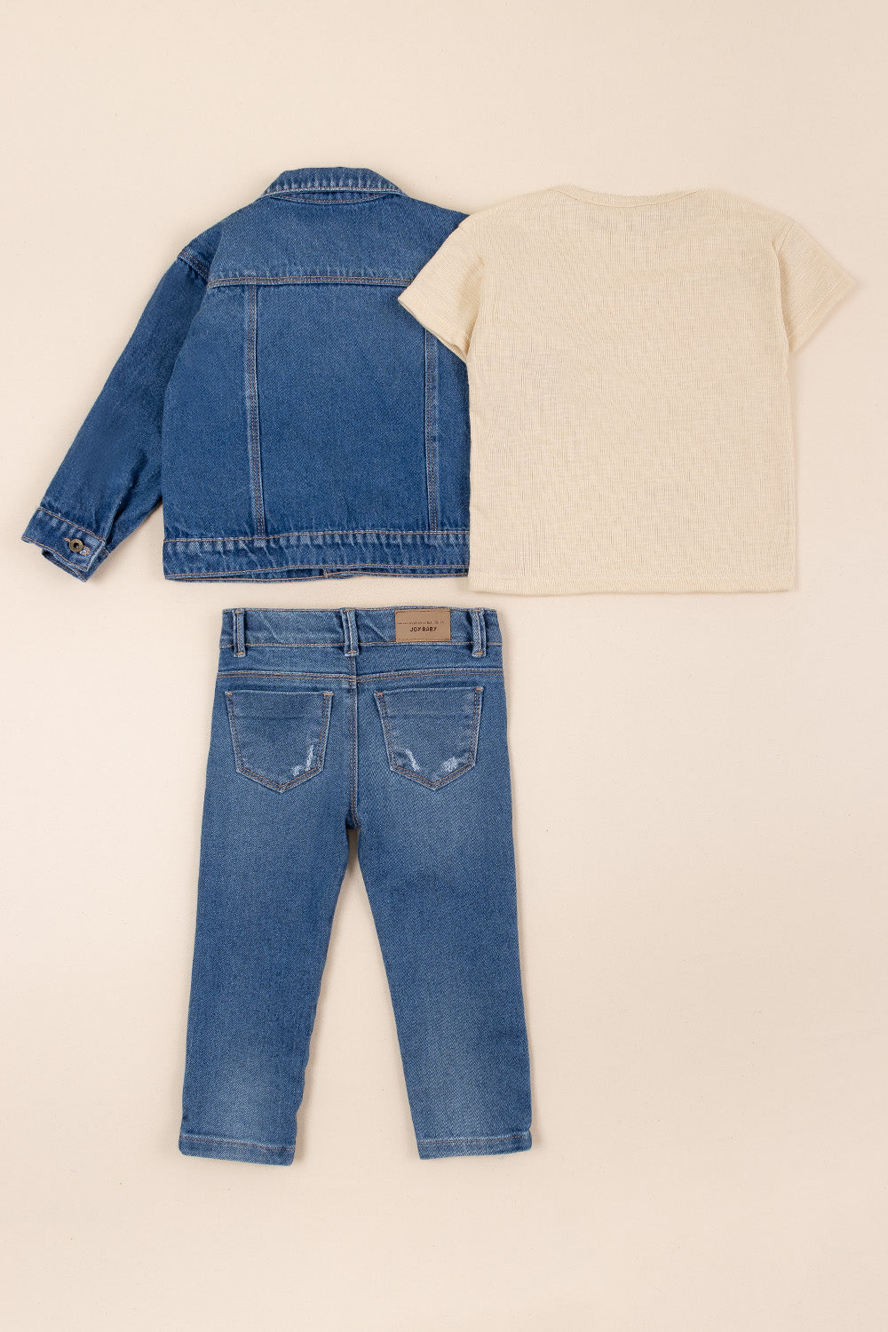 CONJUNTO 3 PRENDAS NIÑO BELIEF BEIGE