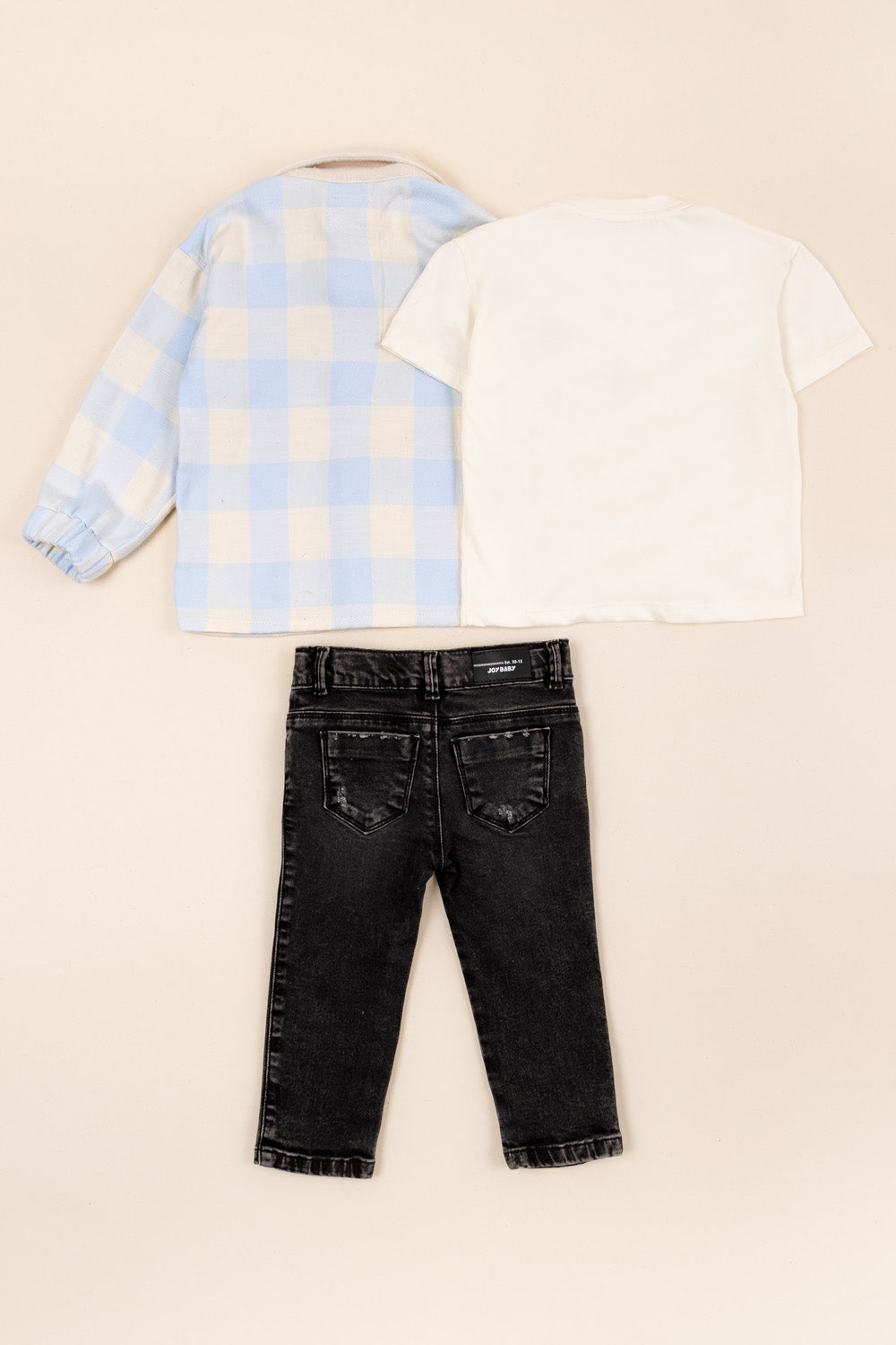 CONJUNTO 3 PRENDAS NIÑO LION AZUL