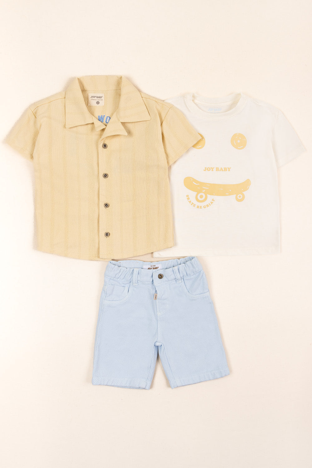 CONJUNTO 3 PRENDAS NIÑO ADVENTURE AZUL