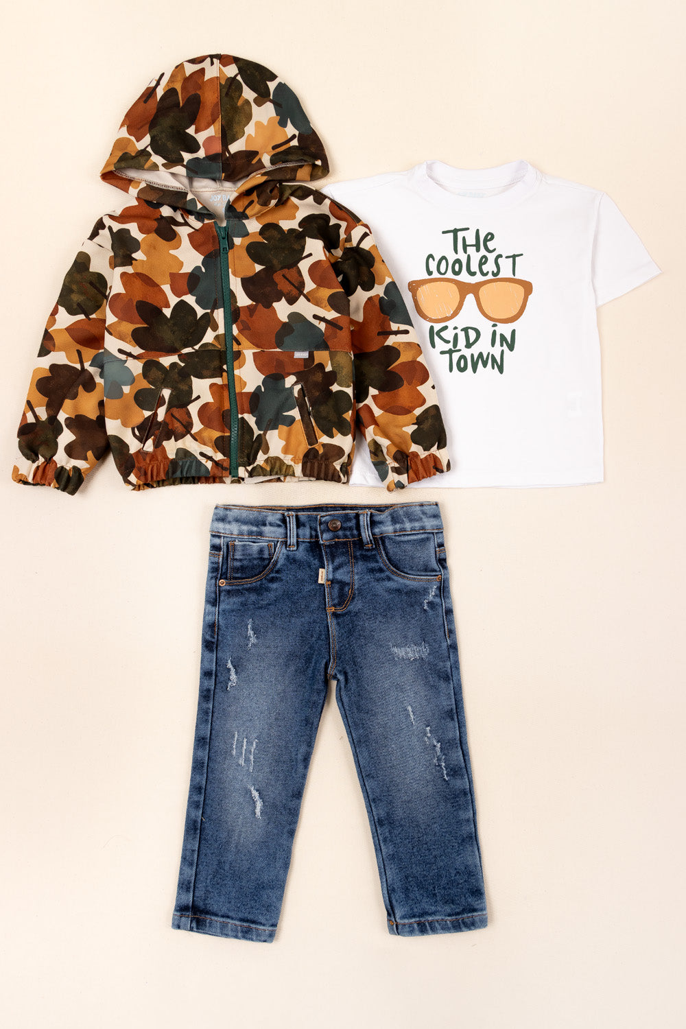 CONJUNTO 3 PRENDAS COOLEST VERDE