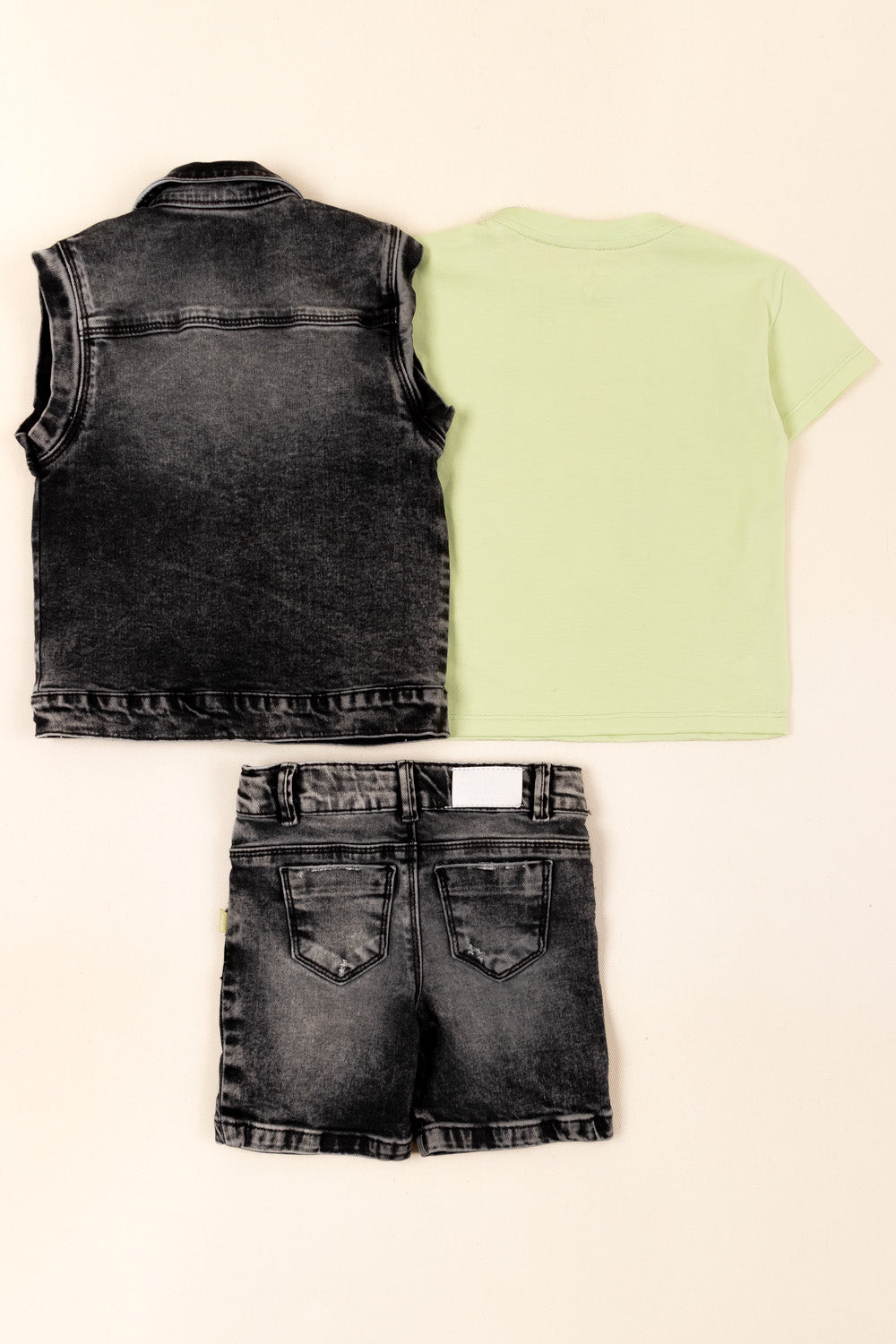 CONJUNTO 3 PRENDAS NIÑO CAPTAIN VERDE
