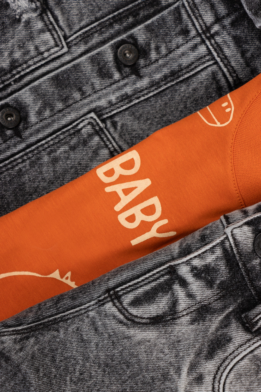 CONJUNTO 3 PRENDAS ANIMALS NARANJA