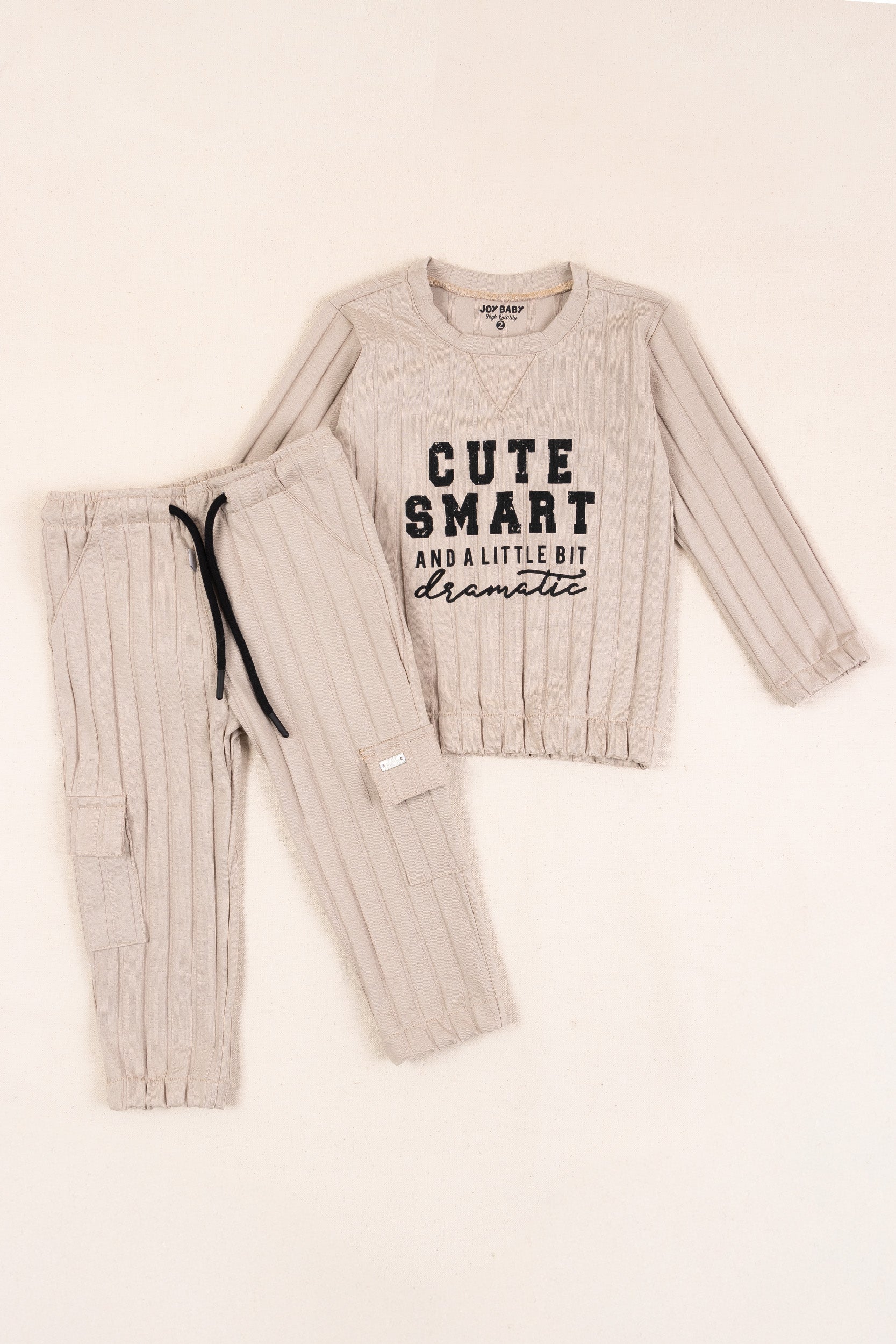 CONJUNTO DEPORTIVO NIÑO CUTE SMART BEIGE