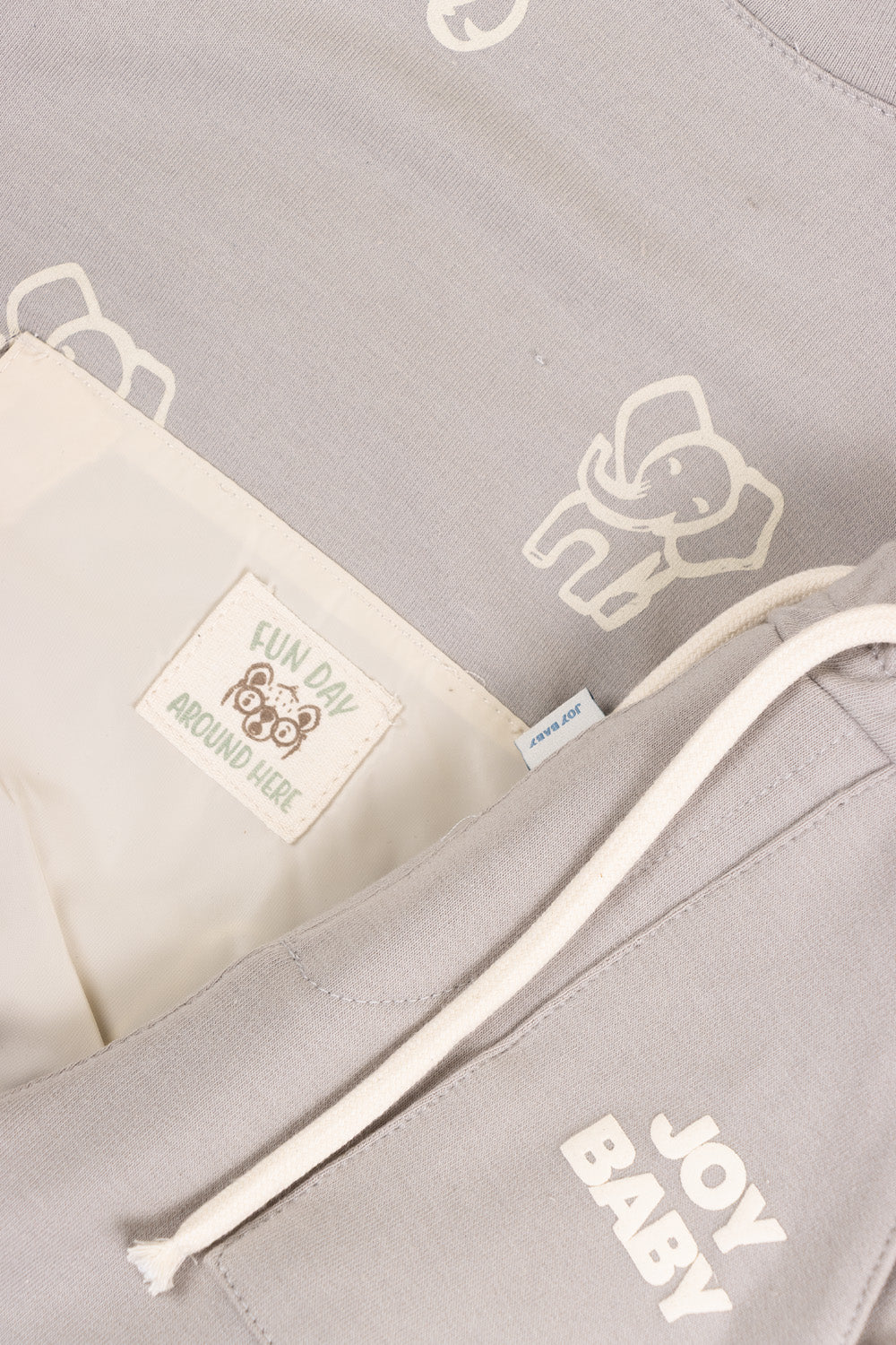 CONJUNTO DEPORTIVO NIÑO ELEPHANT GRIS
