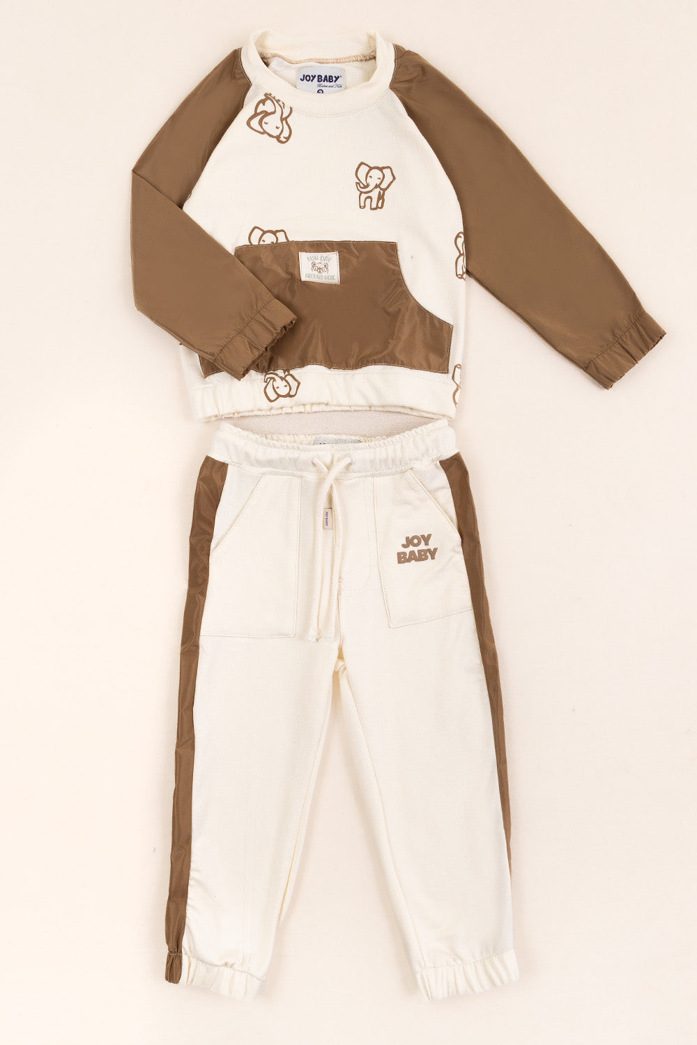 CONJUNTO DEPORTIVO NIÑO ELEPHANT BEIGE