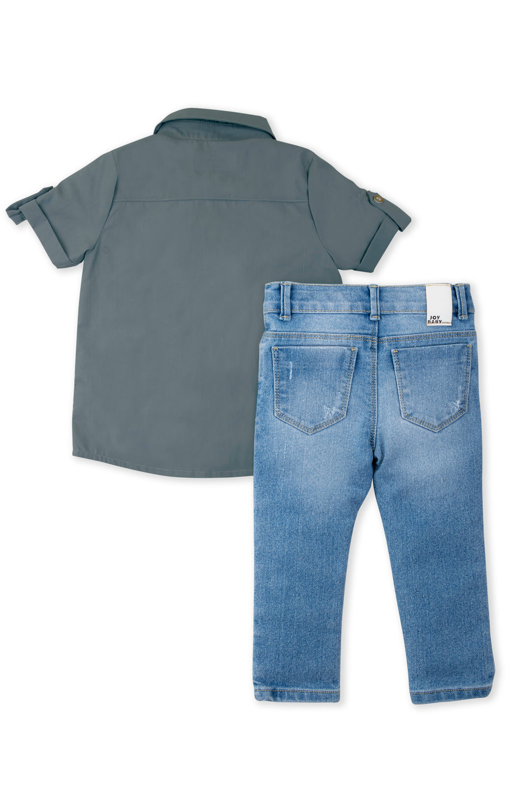 CONJUNTO CAMISA NIÑO VERDE