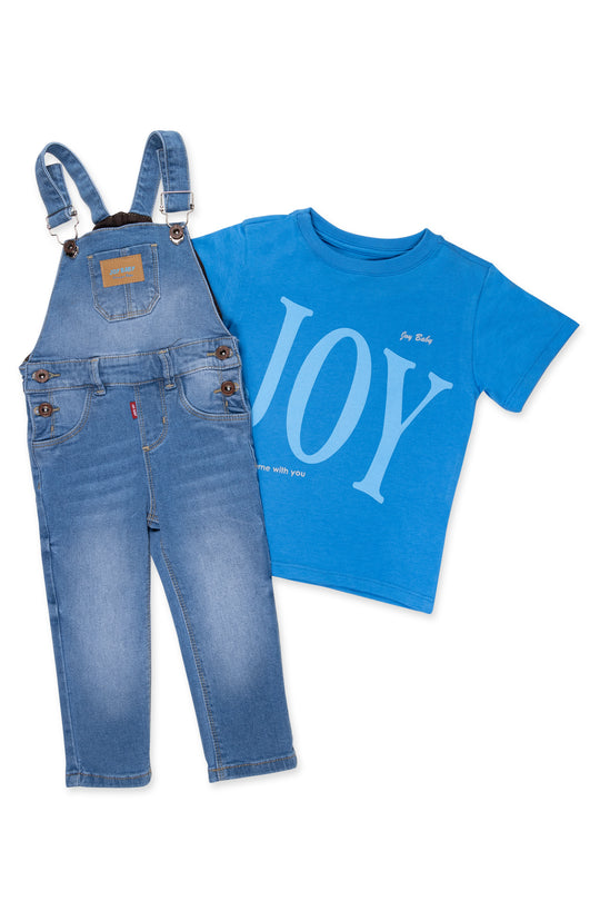 CONJUNTO OVEROL NIÑO HOME AZUL