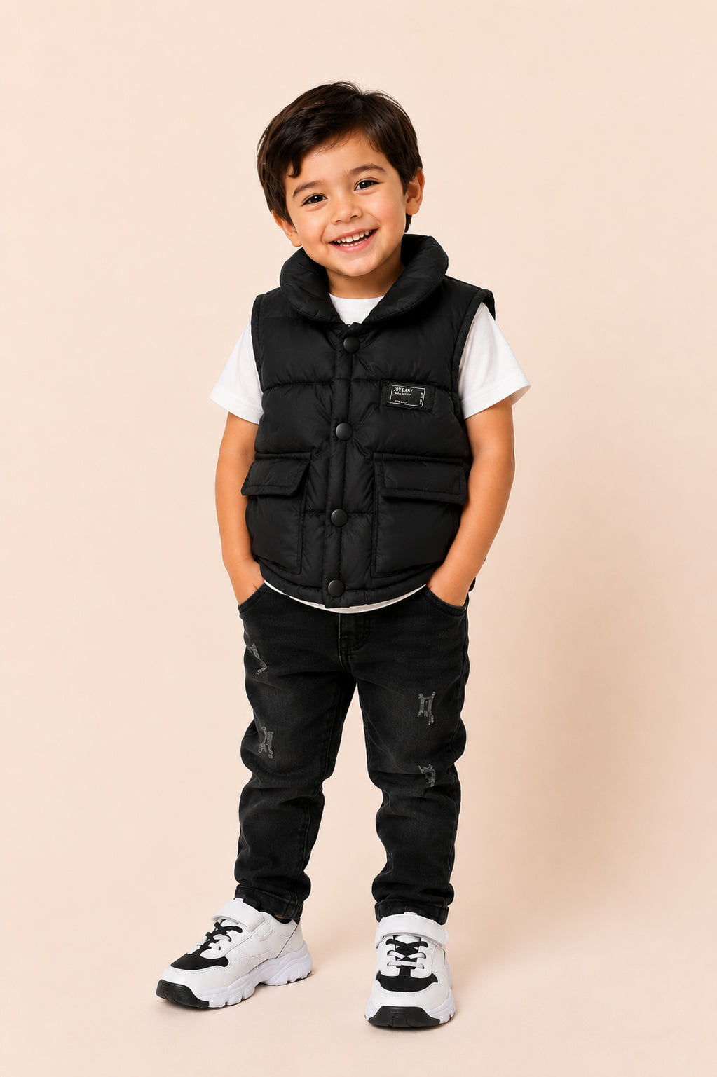 CHALECO PERRO NIÑO NEGRO COMFORT