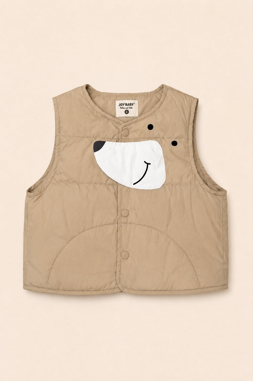 CHALECO OSO NIÑO BEIGE COMFORT