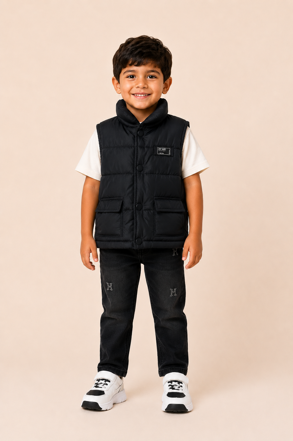 CHALECO PERRO NIÑO NEGRO COMFORT