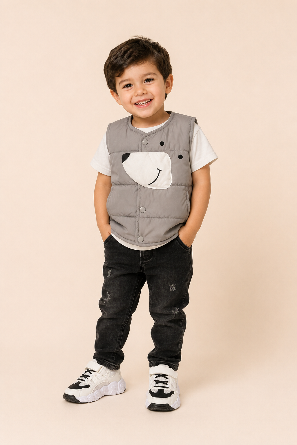 CHALECO PERRO NIÑO NEGRO COMFORT