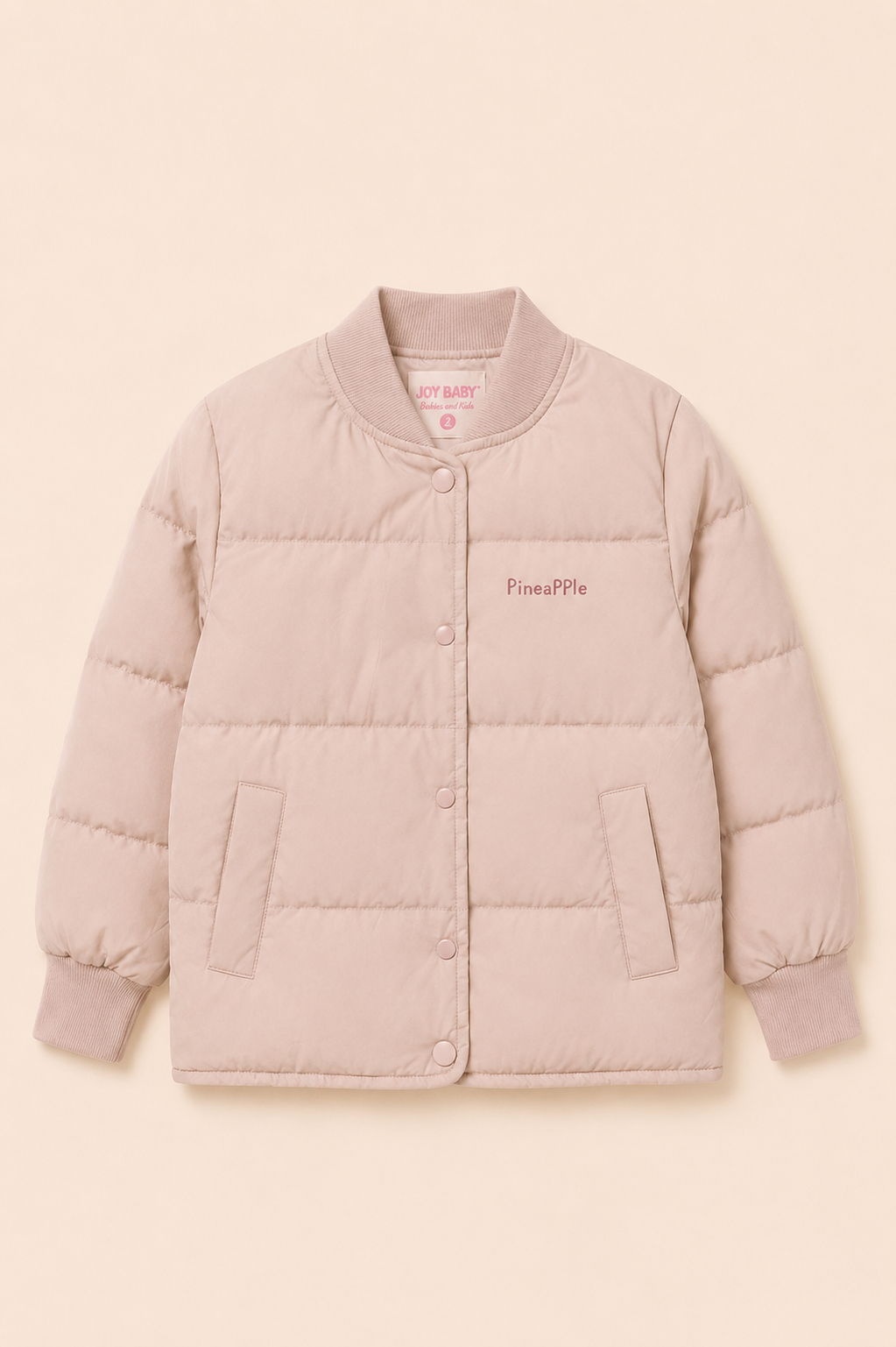 CHAQUETA PIÑA NIÑA ROSA  COMFORT