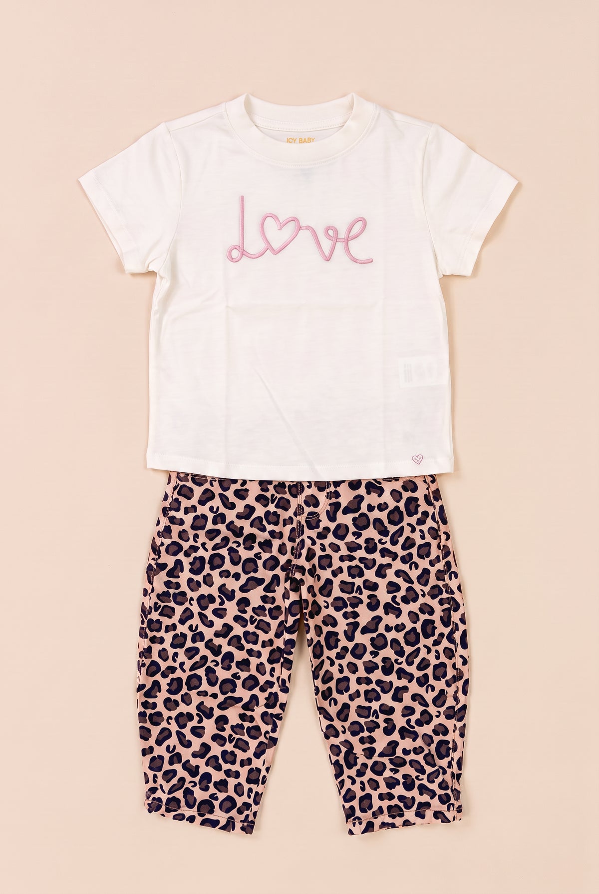 CONJUNTO NIÑA PRINT ROSADO