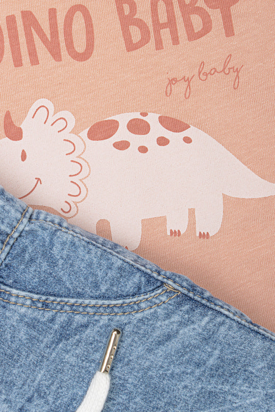 CONJUNTO BEBÉ LITTLE DINO