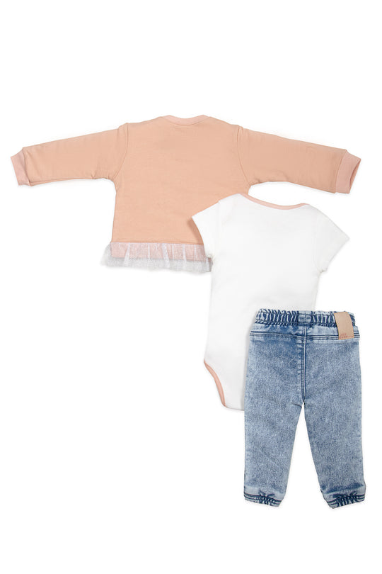 CONJUNTO TRES PRENDAS BEBÉ MEMORIES