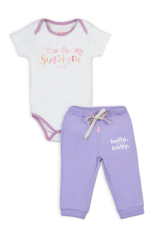 CONJUNTO BEBÉ NIÑA HELLO BABY