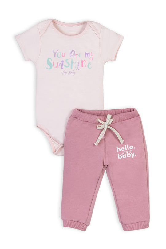 CONJUNTO BEBÉ NIÑA HELLO BABY