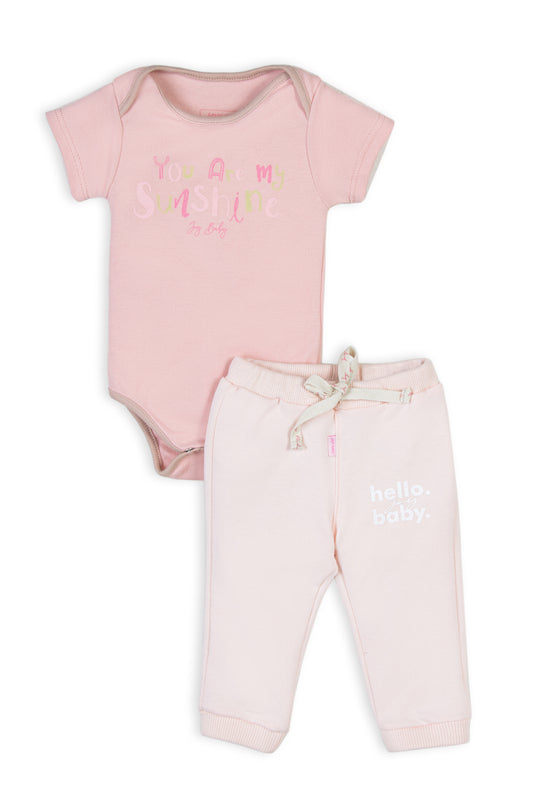 CONJUNTO BEBÉ NIÑA HELLO BABY