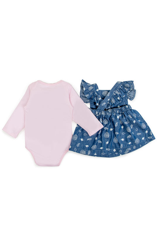CONJUNTO BEBÉ VESTIDO HEART