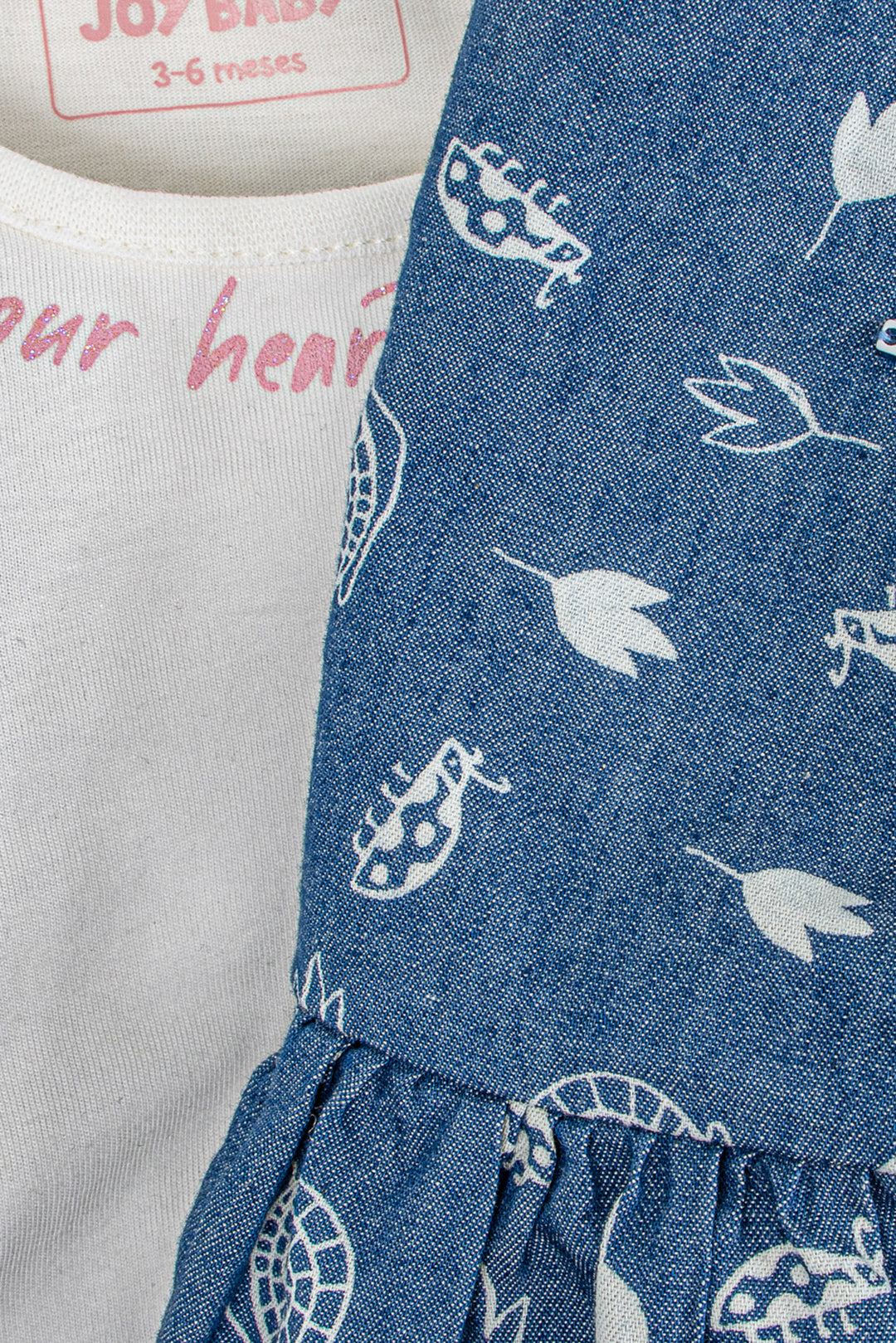 CONJUNTO BEBÉ VESTIDO HEART