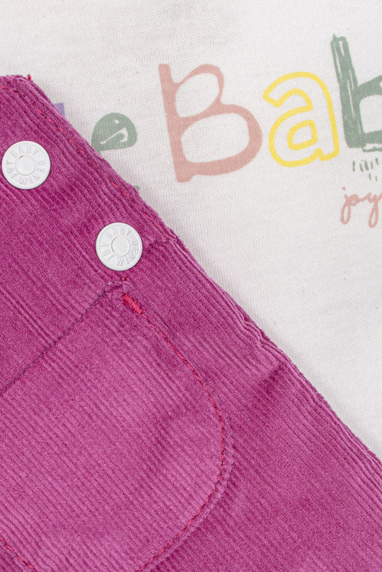 CONJUNTO OVEROL BEBÉ CUTE BABE