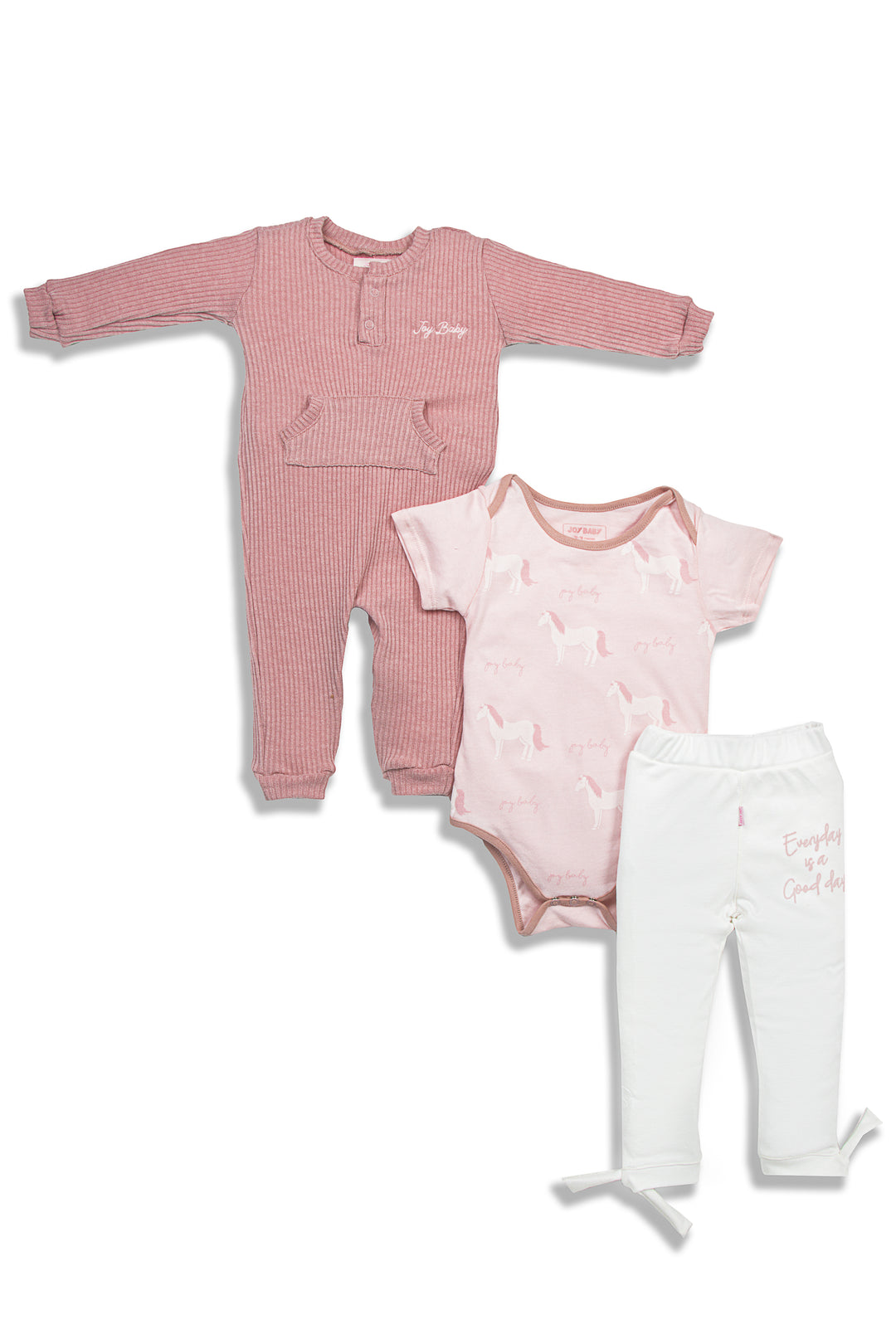 CONJUNTO BEBÉ 3 PRENDAS ENJOY