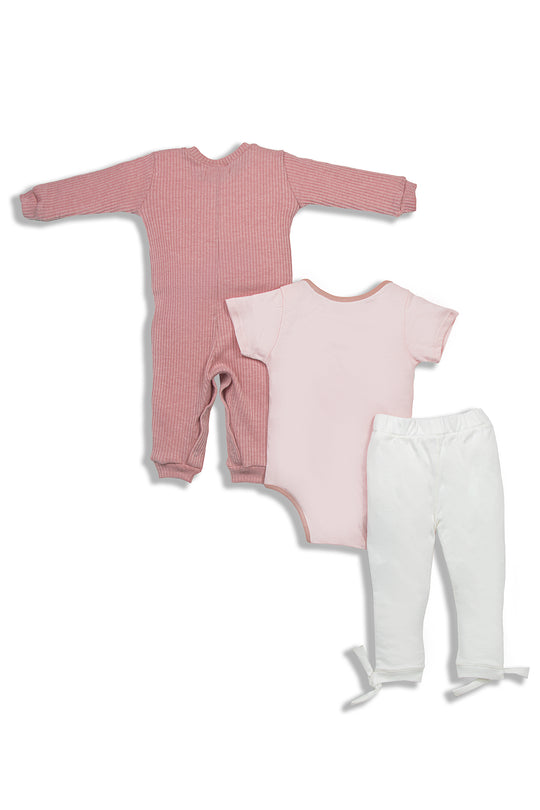 CONJUNTO BEBÉ 3 PRENDAS ENJOY