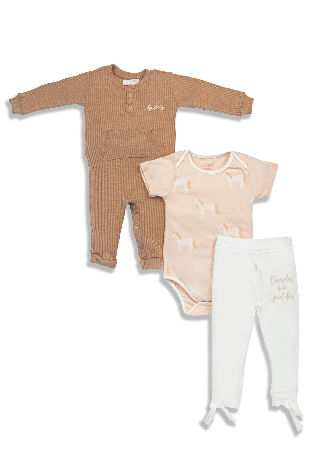 CONJUNTO BEBÉ 3 PRENDAS ENJOY