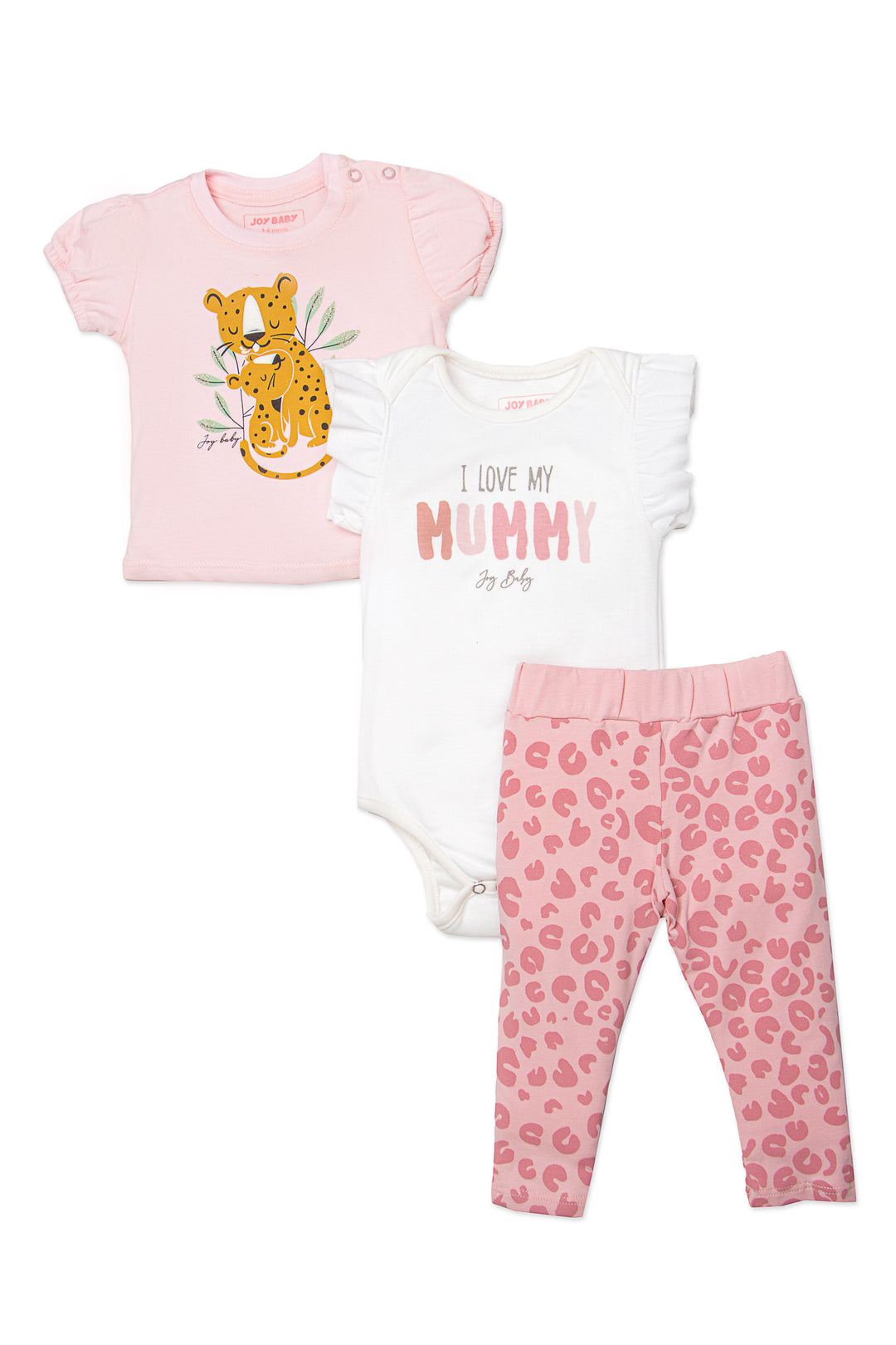 CONJUNTO BEBÉ 3 PRENDAS LOVE MUMMY
