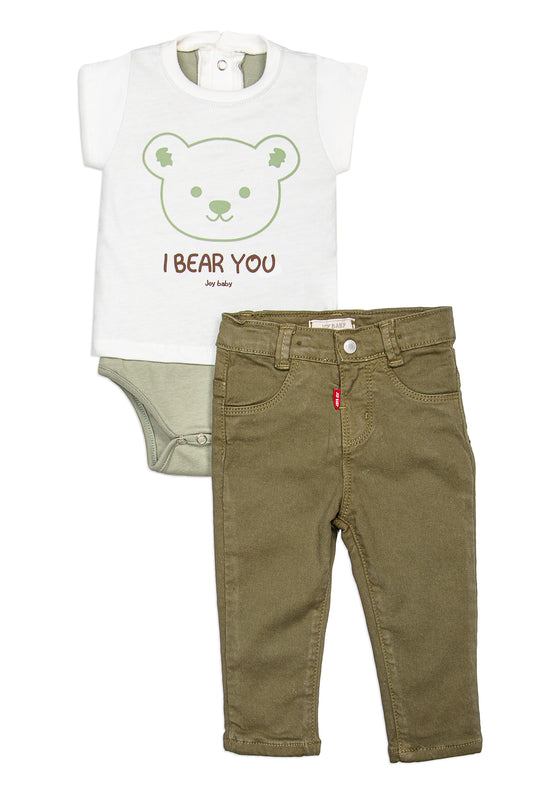 CONJUNTO BEBÉ NIÑO BEAR