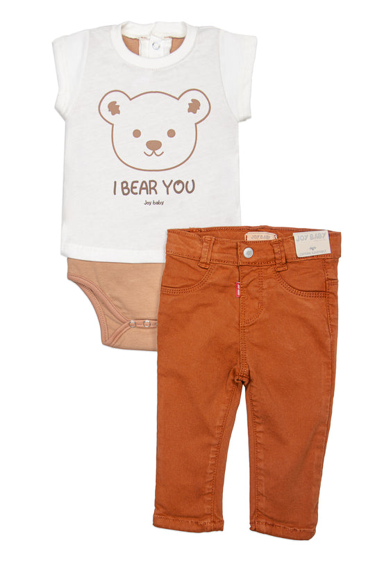 CONJUNTO BEBÉ NIÑO BEAR