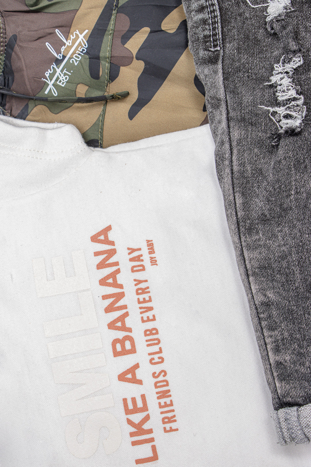 CONJUNTO TRES PRENDAS BEBÉ ARMY
