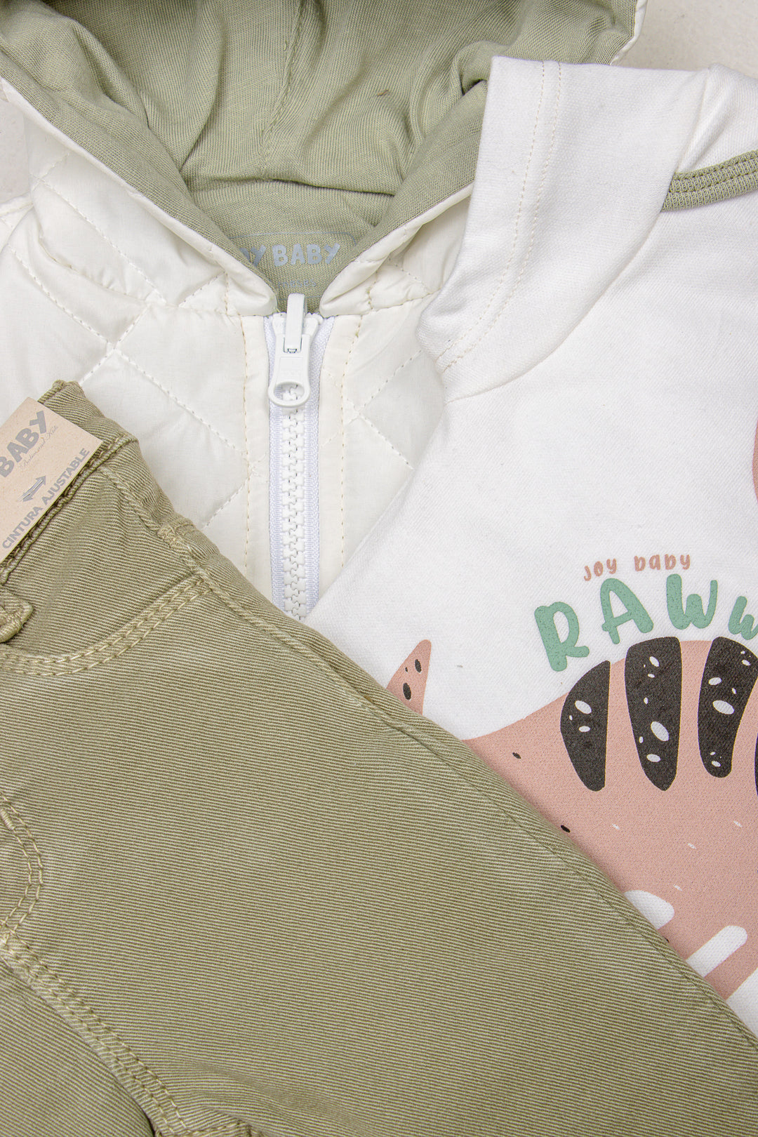 CONJUNTO TRES PRENDAS BEBÉ PLAY ALL DAY