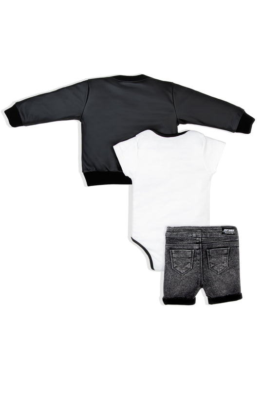 CONJUNTO TRES PRENDAS BABY CAR