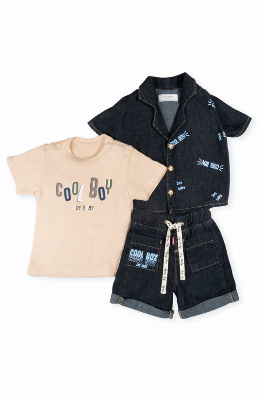 CONJUNTO BEBÉ COOL BOY BEIGE