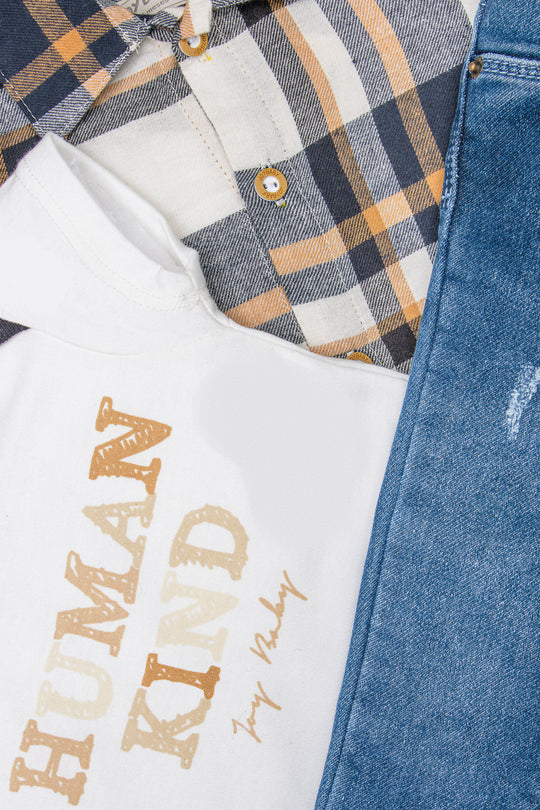 CONJUNTO TRES PRENDAS BEBÉ HUMAN KIND