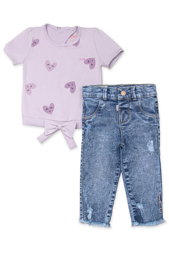 CONJUNTO NIÑA HAPPY HEARTS