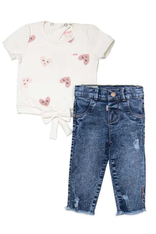 CONJUNTO NIÑA HAPPY HEARTS