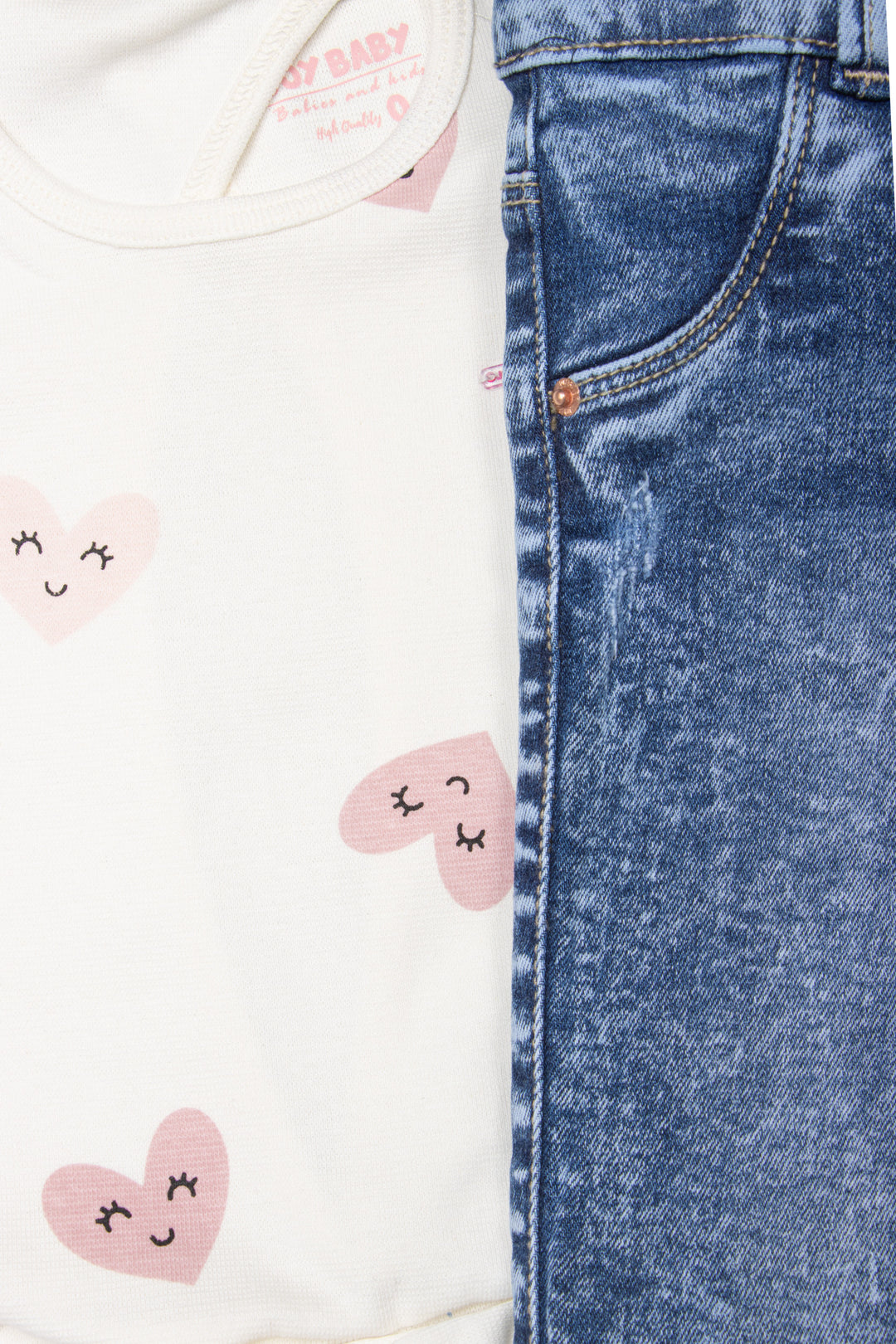 CONJUNTO NIÑA HAPPY HEARTS