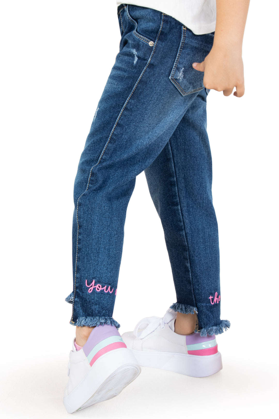 JEAN PREMIUM NIÑA LETTERS