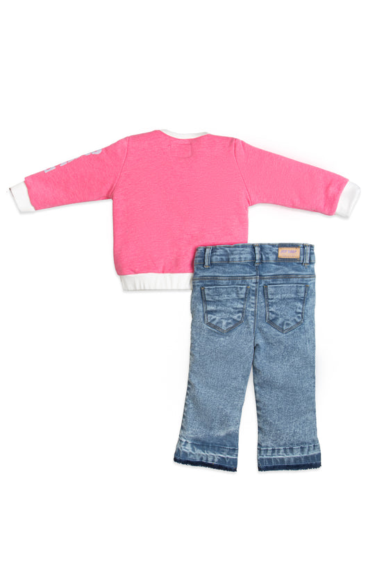 CONJUNTO NIÑA PINK SMILE