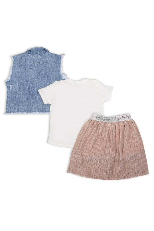 CONJUNTO 3 PRENDAS NIÑA TODAY CHOOSE