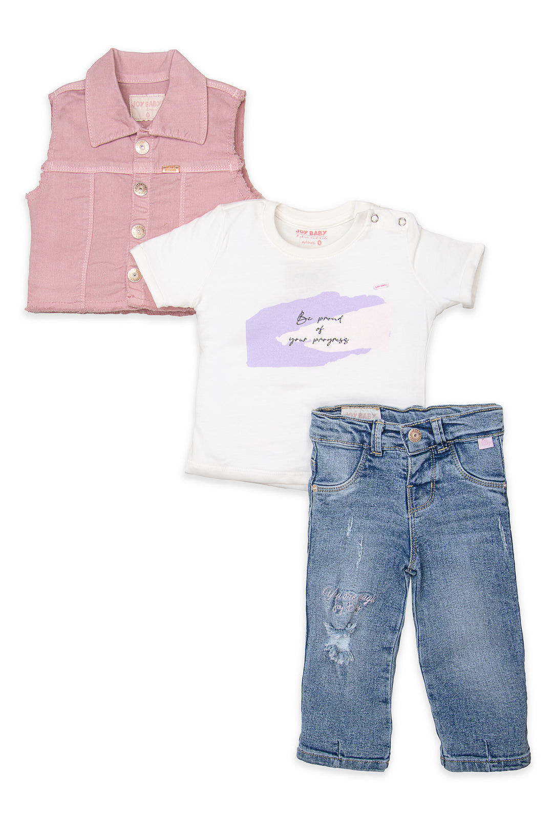 CONJUNTO 3 PRENDAS NIÑA PROGRESS
