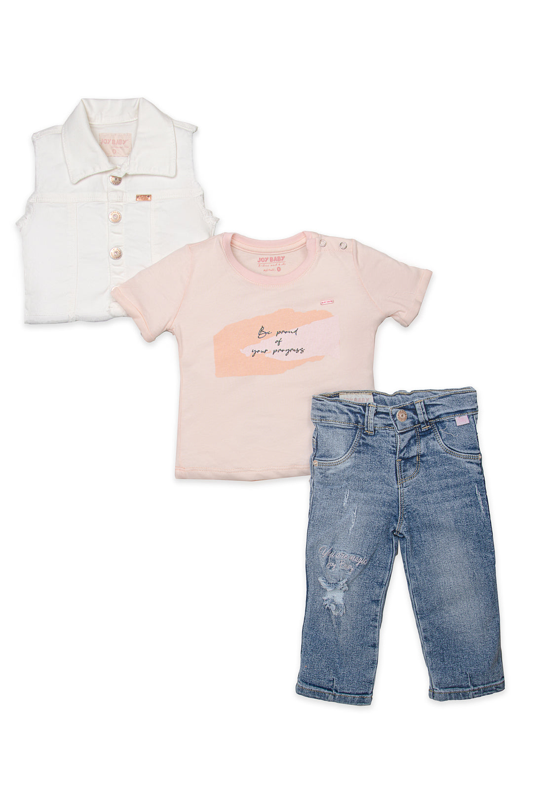 CONJUNTO 3 PRENDAS NIÑA PROGRESS