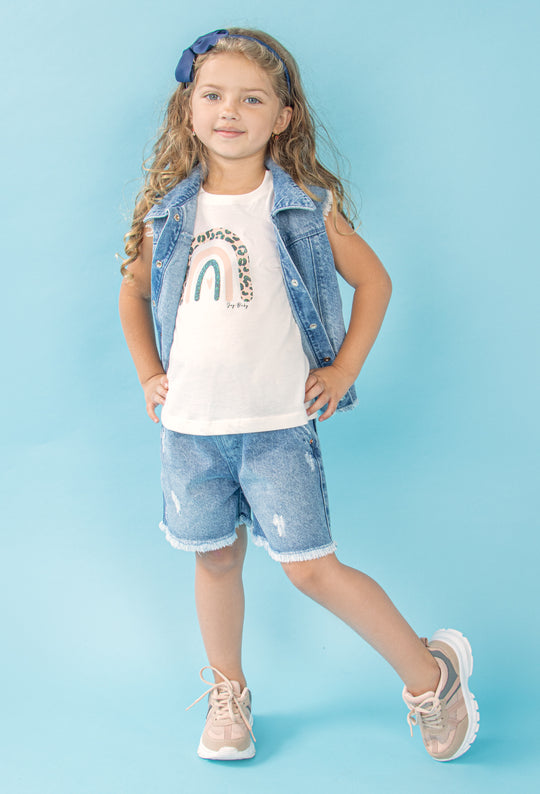 CONJUNTO 3 PRENDAS NIÑA HAPPINESS