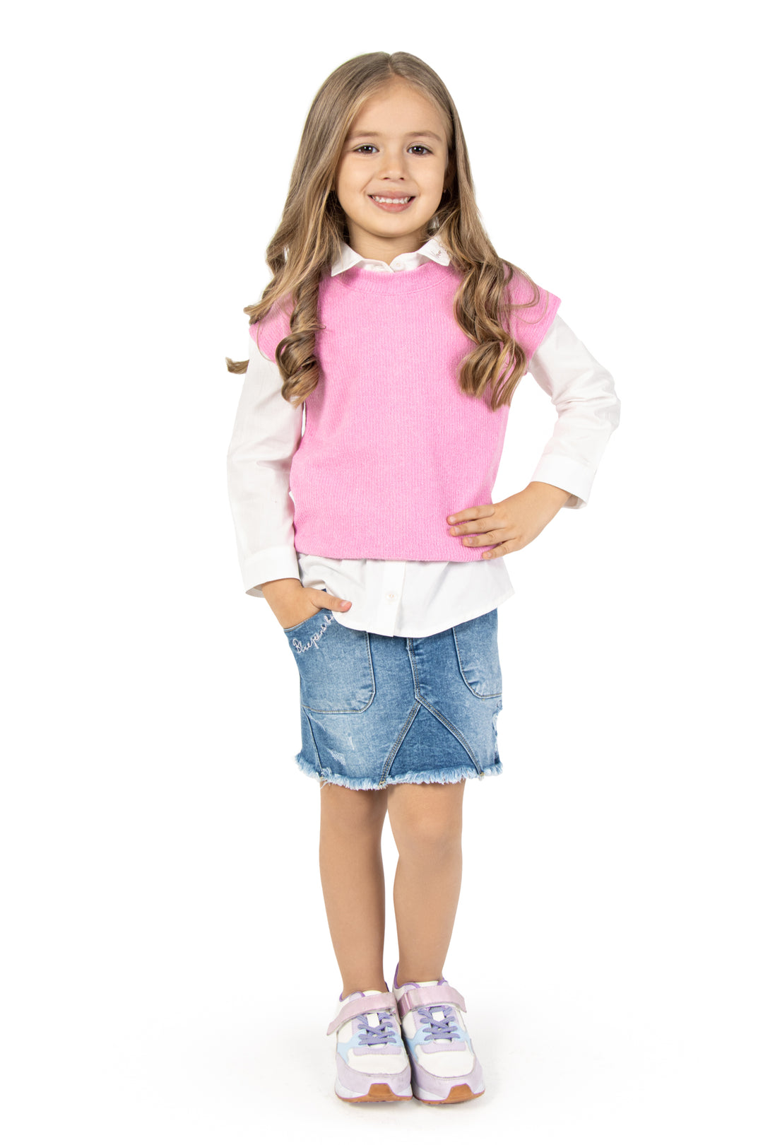 CONJUNTO 3 PRENDAS NIÑA NEVER STOP