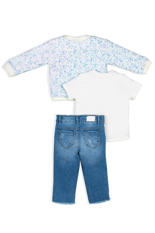 CONJUNTO 3 PRENDAS NIÑA FUTURE