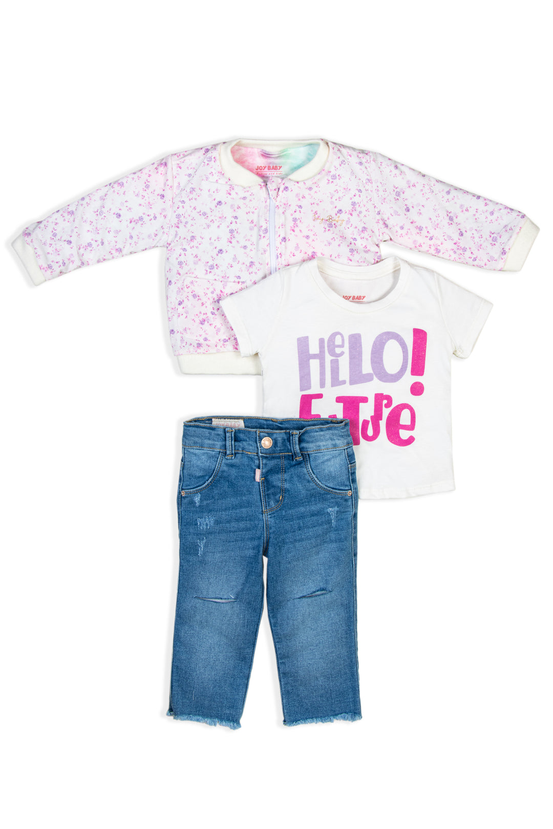 CONJUNTO 3 PRENDAS NIÑA FUTURE