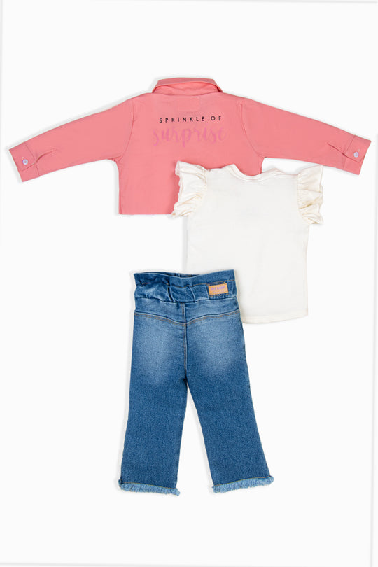 CONJUNTO 3 PRENDAS NIÑA BLISS