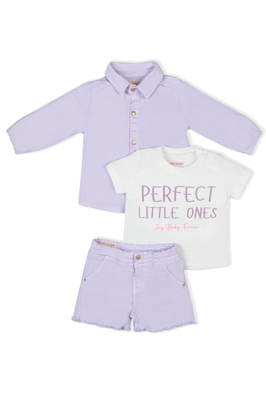 CONJUNTO 3 PRENDAS NIÑA LITTLE ONES